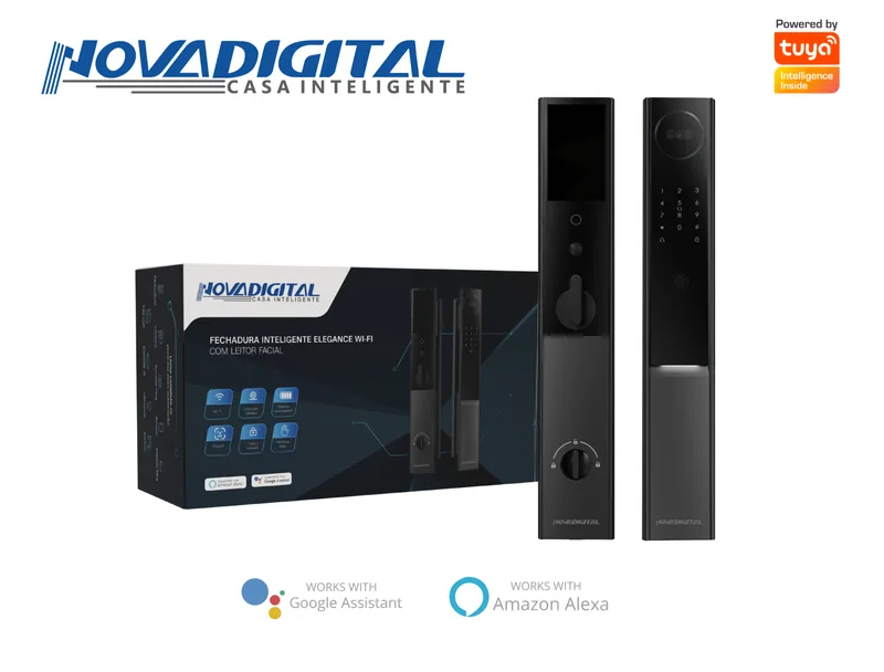 Fechadura Digital Inteligente Elegance WI-FI